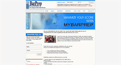 Desktop Screenshot of mybarprep.com